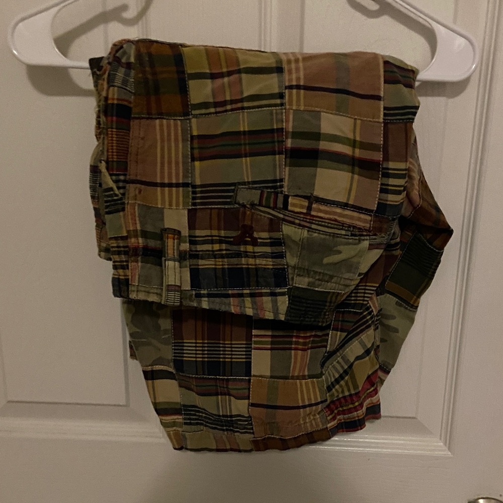 Men’s American Eagle Outfitters Multicolor Patchwork Shorts